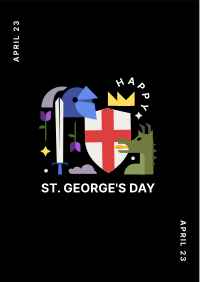 Happy St. George's Day  Flyer Image Preview