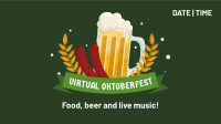 Virtual Oktoberfest Facebook Event Cover Design