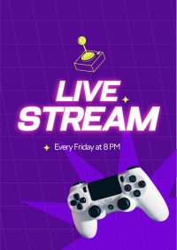Live Stream  Flyer Image Preview