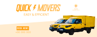 Quick Movers Facebook Cover Design