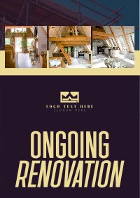 Ongoing Renovation Flyer Design