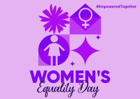 Happy Women's Equality Postcard Image Preview