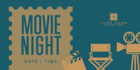 Minimalist Movie Night Twitter post Image Preview