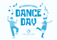 World Dance Day Postcard Preview