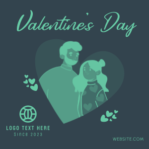 Valentine Couple Instagram post Image Preview