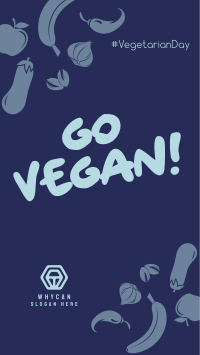 Go Vegan Instagram story Image Preview