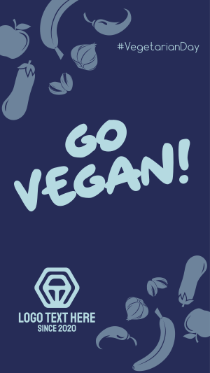 Go Vegan Instagram story Image Preview