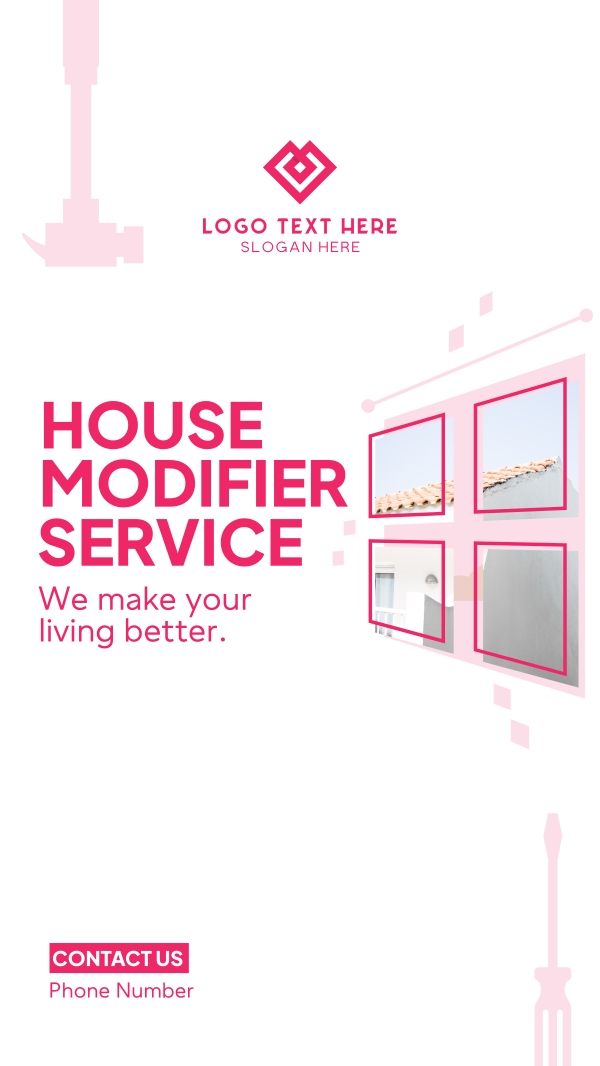 House Modifier Service Instagram Story Design Image Preview