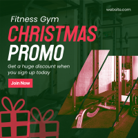 Christmas Gym Promo Linkedin Post Image Preview