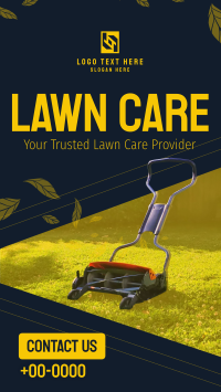 Professional Lawn Care Instagram Reel Preview