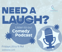 Podcast for Laughs Facebook post Image Preview