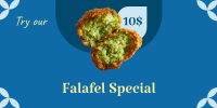 Restaurant Falafel Special  Twitter post Image Preview