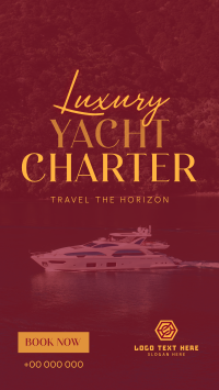 Luxury Yacht Charter Instagram Story Design