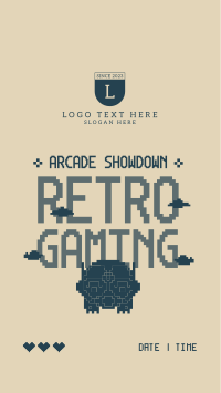 Arcade Showdown Facebook Story Design