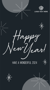 Wonderful New Year Welcome Facebook story Image Preview
