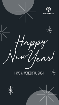 Wonderful New Year Welcome Facebook Story Image Preview