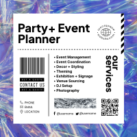 Fun Party Planner Instagram Post Design