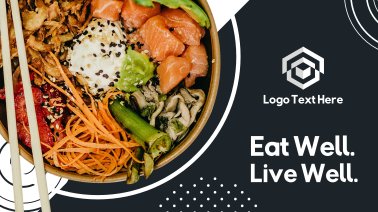 Healthy Food Sushi Bowl Facebook event cover