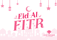Sayhat Eid Mubarak Postcard Design
