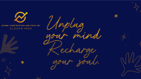 Unplug your mind Facebook Event Cover Design