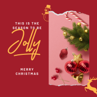 Jolly Christmas Instagram Post Design