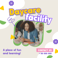 Cute Daycare Facility Instagram post Image Preview