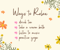 Ways to relax Facebook Post Design