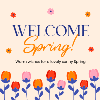 Welcome Spring Greeting Linkedin Post Image Preview