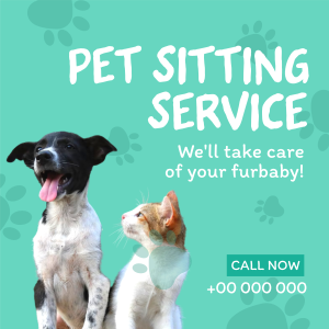 Pet Sitting Service Instagram post Image Preview