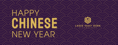 Lunar Year Pattern Facebook cover Image Preview