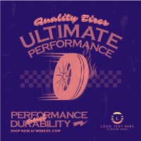 Quality Tires Instagram Post Design