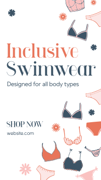 Inclusive Swimwear TikTok Video Design