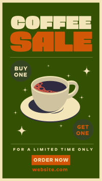 Trendy Coffee Shop Sale Instagram Reel Design