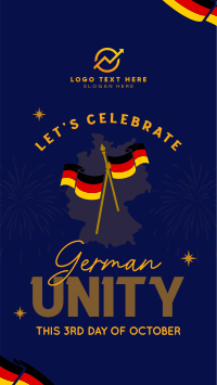 Celebrate German Unity Facebook Story Design