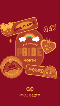 Proud Rainbow Facebook story Image Preview