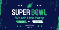 Football Watch Party Facebook Ad Image Preview