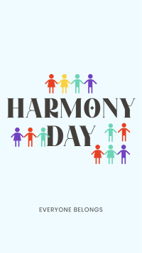 People Harmony Day Facebook story Image Preview