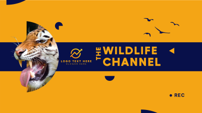 Wild Tiger YouTube cover (channel art) Image Preview