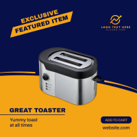 Great Toaster Instagram Post Design