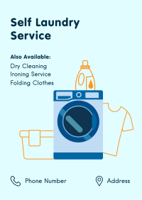 Self Laundry Cleaning Poster Image Preview
