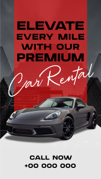 Modern Premium Car Rental Facebook story Image Preview