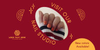 Visit Nail Studio Twitter Post Design
