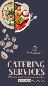 Food Bowls Catering YouTube Short Design