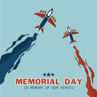 Memorial Day Air Show Instagram post Image Preview