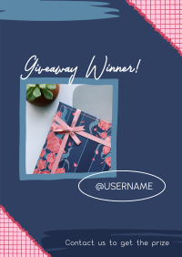 Giveaway Winner Gift Poster Image Preview