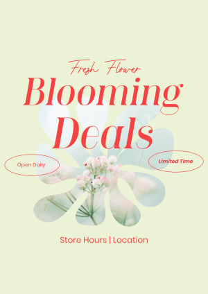 Fresh Flower Deals Flyer Image Preview