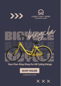 One Stop Bike Shop Flyer Design