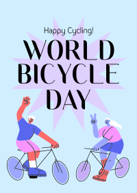 World Bike Day Poster Design