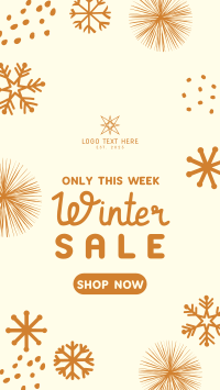 Decorative Winter Sale Instagram Story Image Preview