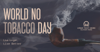 Minimalist No Tobacco Day Facebook Ad Design